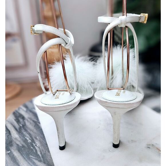 Saint Laurent Mae Pointed Toe Mules - Picture 3 of 7